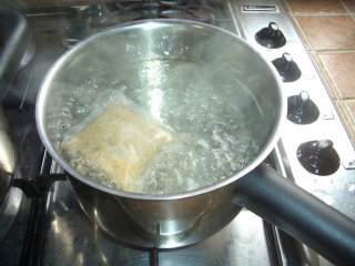 Boiling the hops